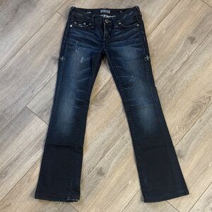 Affliction Black Premium Jade Boot Cut Jeans